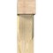 Ekena Millwork Traditional Block Rough Sawn Bracket w/ Offset Brace, Douglas Fir, 8"W x 20"D x 24"H BKT0806X20X24TRA05RDF - alternate 2